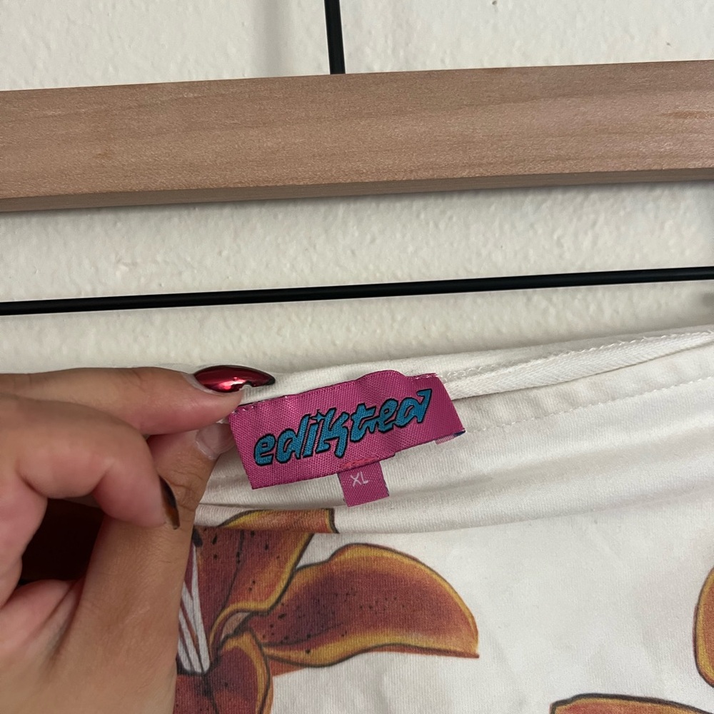 Edikted Floral Tube Top - Picture 3 of 4